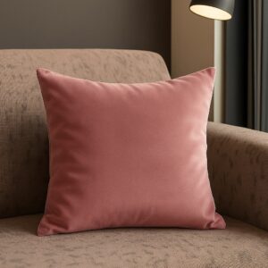 Διακοσμητική Μαξιλαροθήκη “Dusty Rose Velvet”