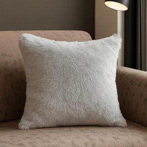 Διακοσμητική Μαξιλαροθήκη Γούνα “Soft Grey Fur”