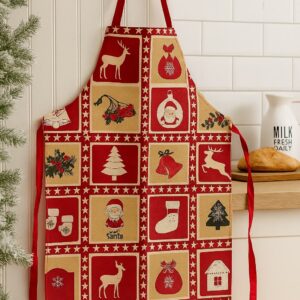 Χριστουγεννιάτικη ποδιά “Holiday Patchwork”
