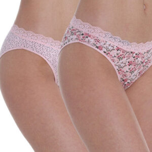 Apple Boxer Γυναικεία Slip 2Pack Ροζ