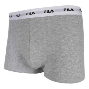 Fila Ανδρικά Μποξεράκια Γκρι Μαύρο 2Pack
