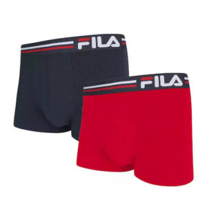 Fila Ανδρικά Μποξεράκια Κόκκινο-Μπλε 2Pack