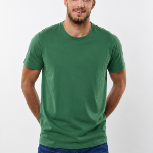 Ανδρικό Πράσινο t-shirt από 100% βαμβάκι με regular fit εφαρμογή. Άνετο και ανθεκτικό για casual εμφανίσεις. Διαθέσιμο σε 15 χρώματα.