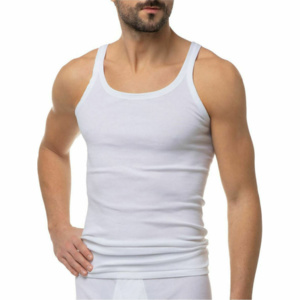 Minerva Ανδρικές Φανέλες Αμάνικες σε Λευκό Χρώμα 2Pack 90-10902-005